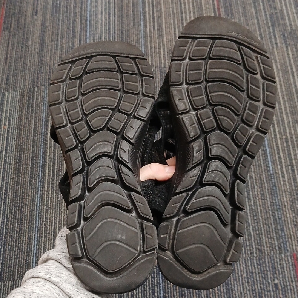Skechers Cali Flex Black Yoga Foam Slingback Sandals Women's Size 7.5 - Picture 3 of 7
